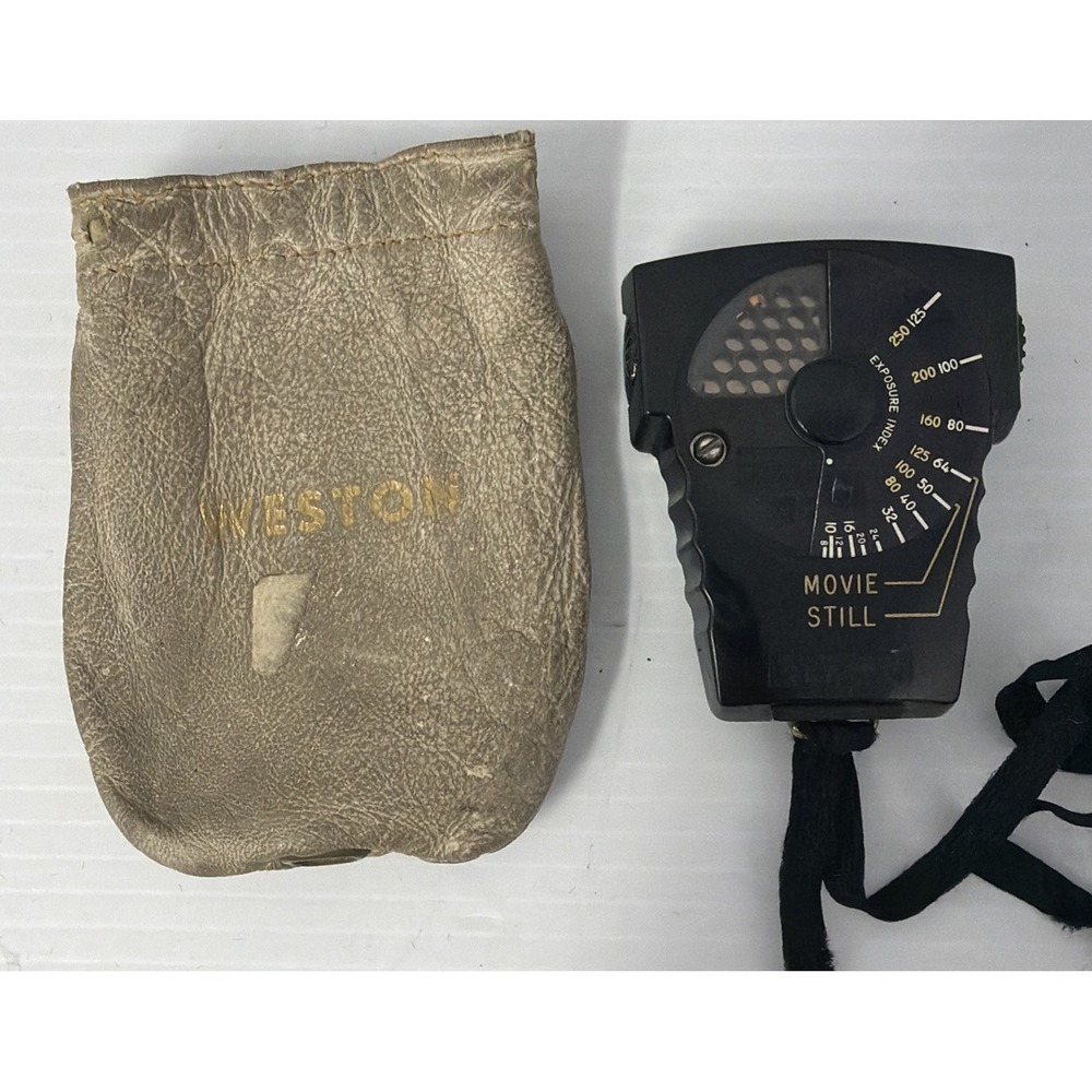 Vintage Weston Instruments Zero Corrector model 854 DR Light Meter